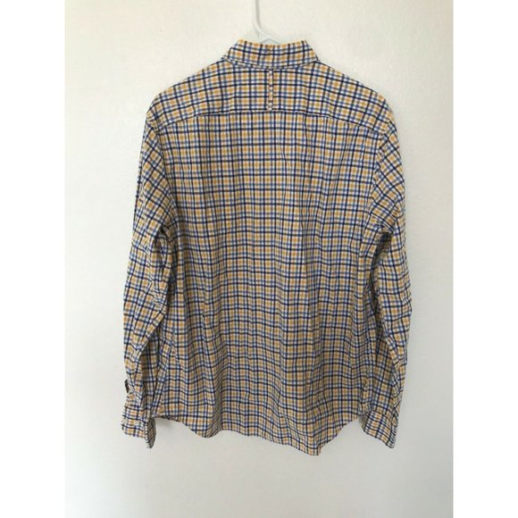 Banana Republic Custom 078 Wash Shirt Long Sleeve Plaid Dress Shirt Men's Size M - Picture 4 of 4